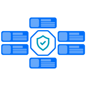 Light Blue Security Icon