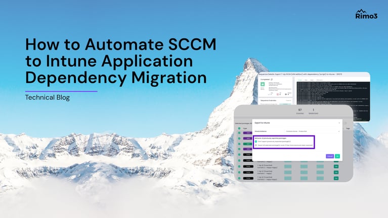 How to Automate SCCM to Intune Application Dependency Migration