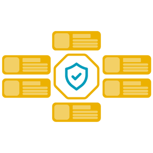 Yellow Security Icon